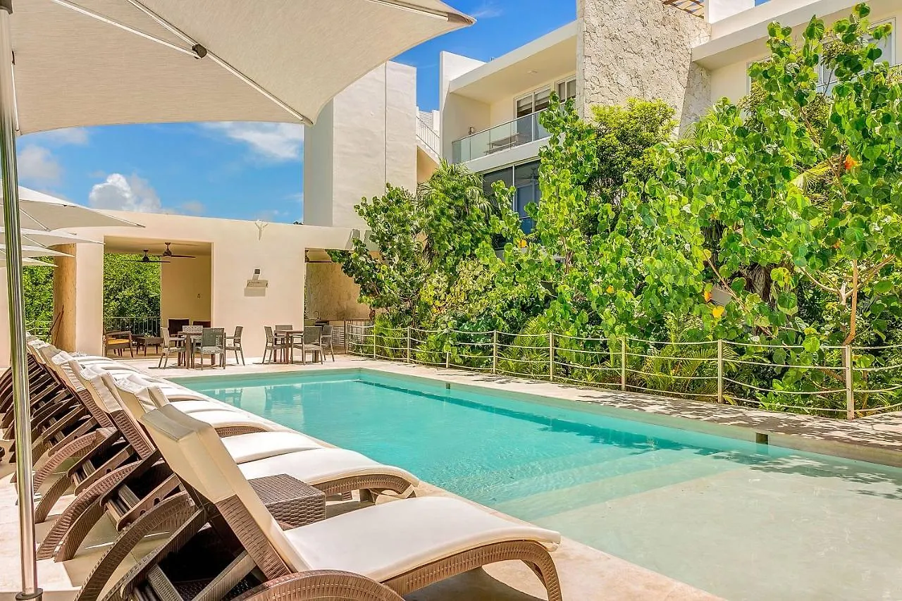 Santamar By Tao Beach Condos With Pool & Walk To Ocean Akumal Mexico