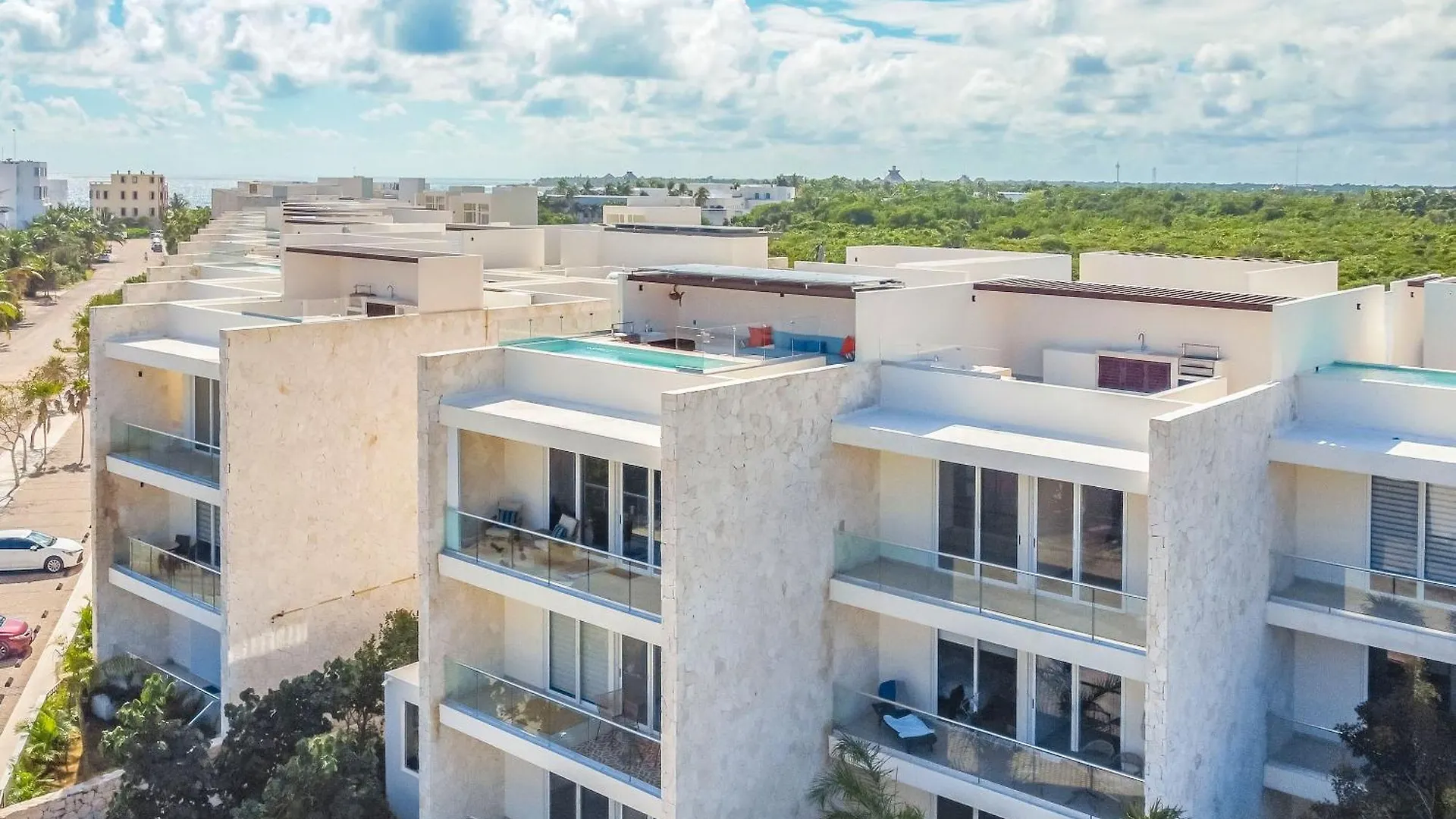 Santamar By Tao Beach Condos With Pool & Walk To Ocean Akumal Apartment