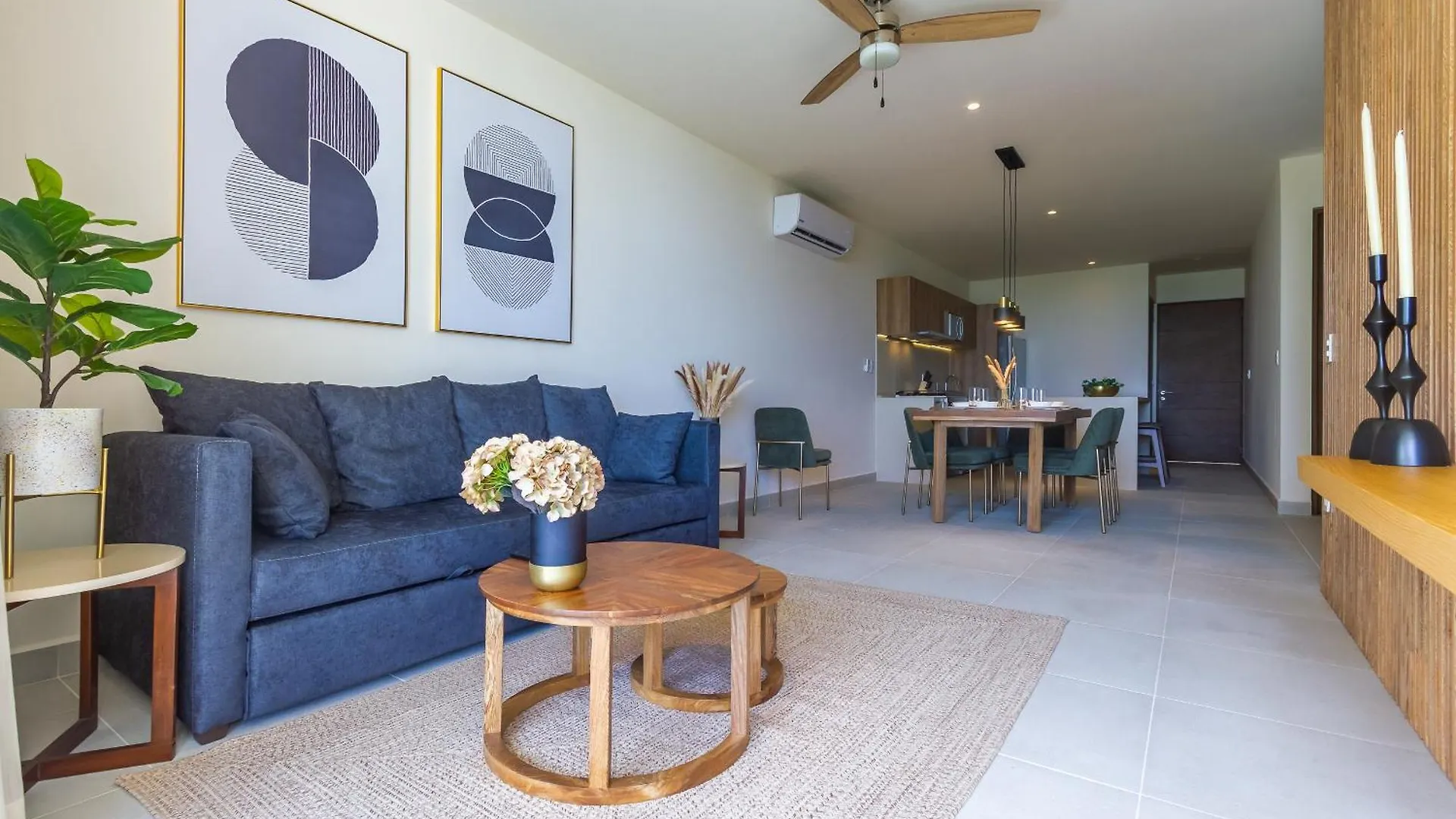 Santamar By Tao Beach Condos With Pool & Walk To Ocean أكومال المكسيك
